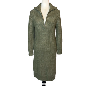 Ruby Moon green knit sweater dress